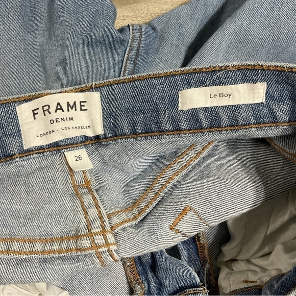 Frame Denim Le Boy Jean Mclane color size 26 - Picture 6 of 8